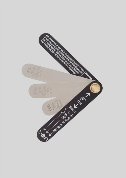 Medidor Truss Rod MusicNomad Precision Truss Rod Gauge w/Pick Capo MN600