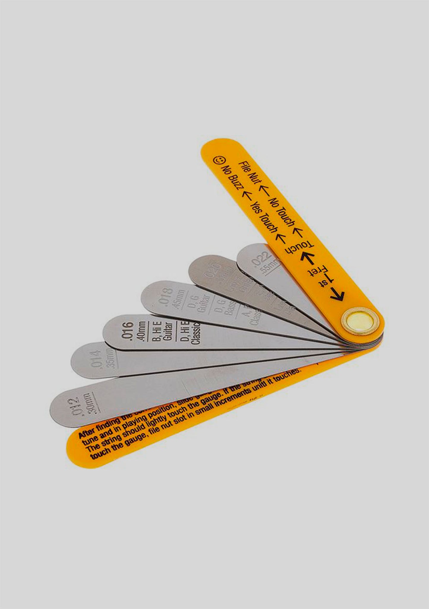 Medidor de acción Nut MusicNomad Precision Nut Height Gauge MN601