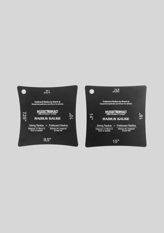 Medidor de radio MusicNomad Precision Radius Gauge Set - 2 Pack MN603