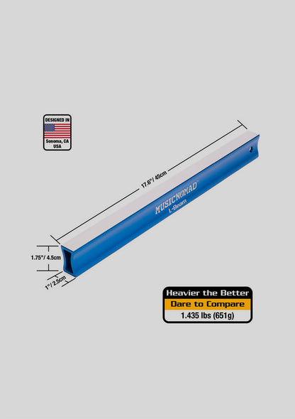 Nivelador de trastes para guitarra 17.6" (45cm) MusicNomad Fret Leveler - Leveling (L-Beam) for Acoustic and Electric Guitars MN811