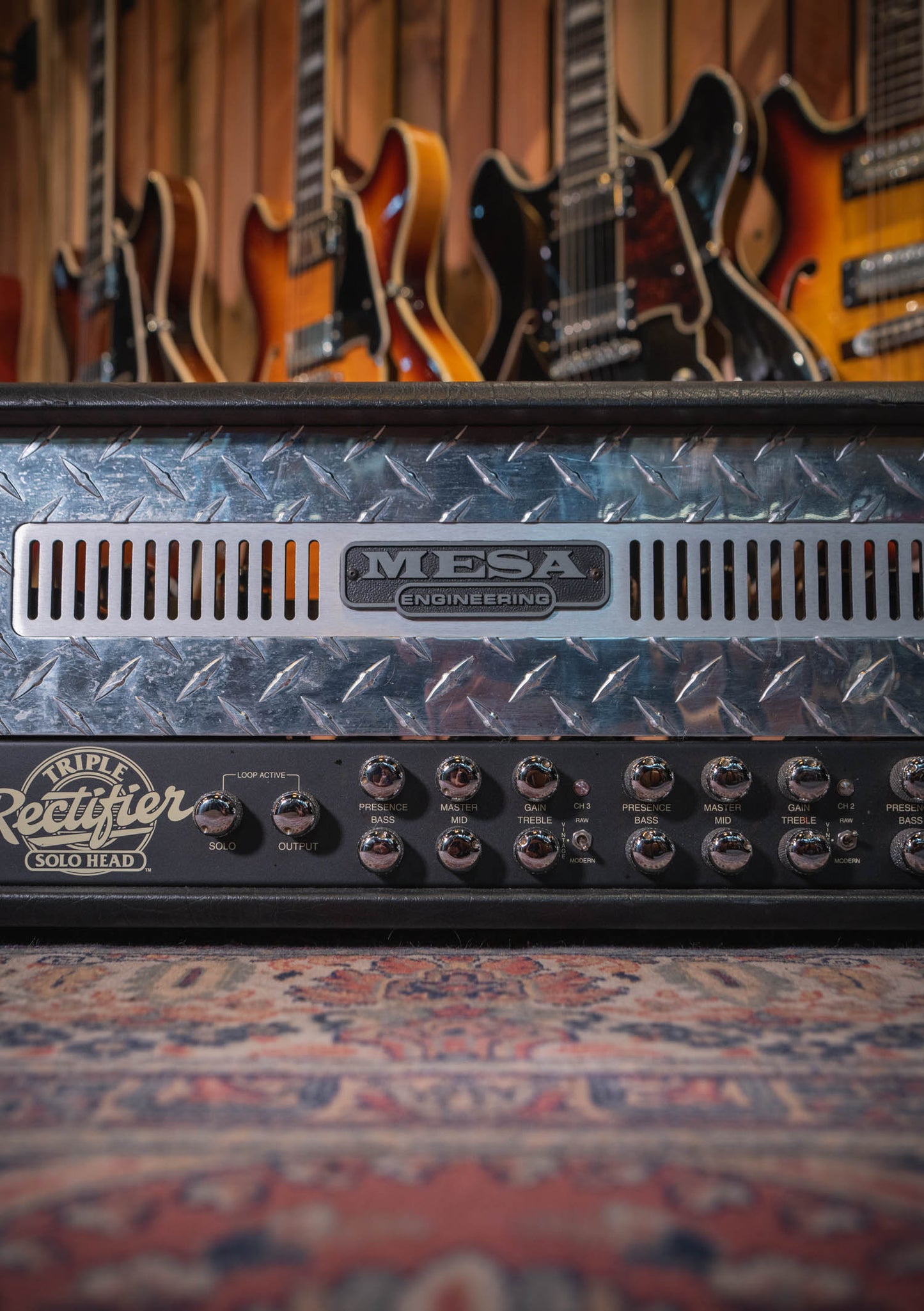 Mesa Boogie Triple Rectifier usado 150w (incluye footswitch) - Cabezal de guitarra eléctrica