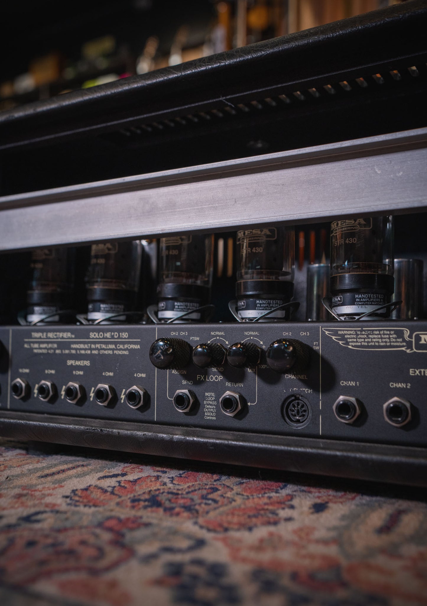 Mesa Boogie Triple Rectifier usado 150w (incluye footswitch) - Cabezal de guitarra eléctrica