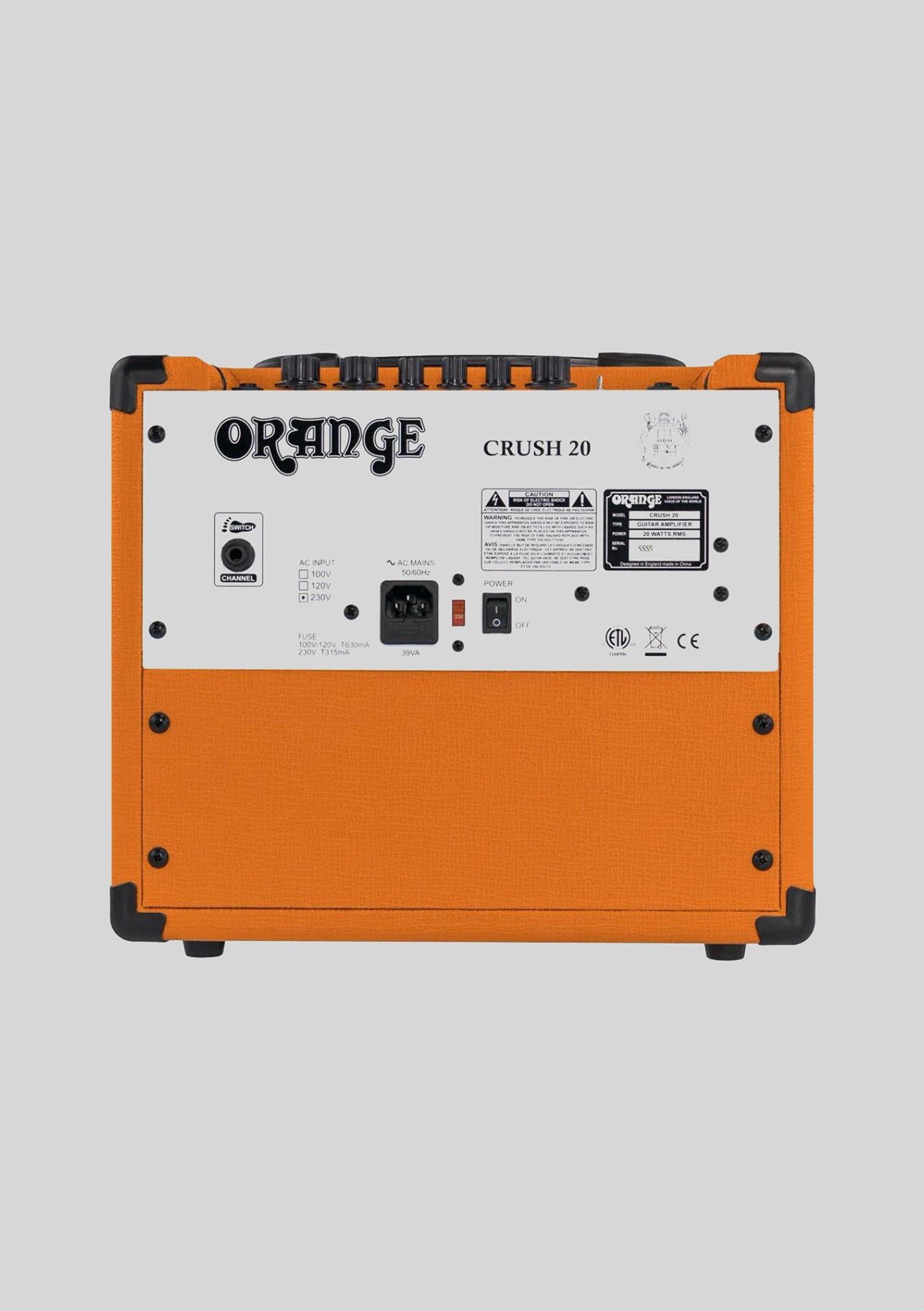 Orange Crush 20W Combo - Amplificador de guitarra eléctrica