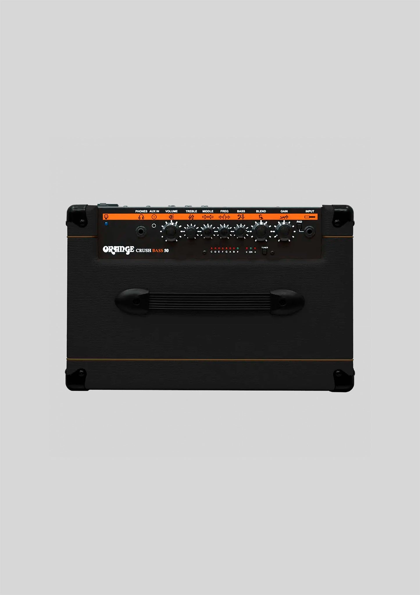 Orange Crush Bass 50 Combo color negro - Amplificador de bajo