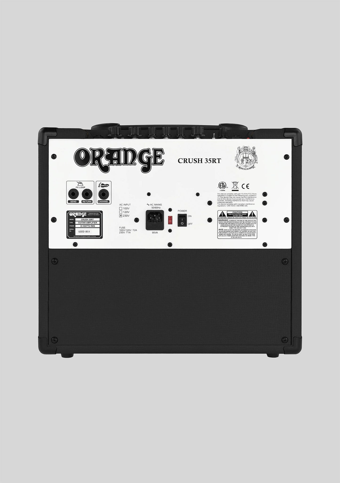Orange Crush 35RT Combo Negro - Amplificador de guitarra eléctrica