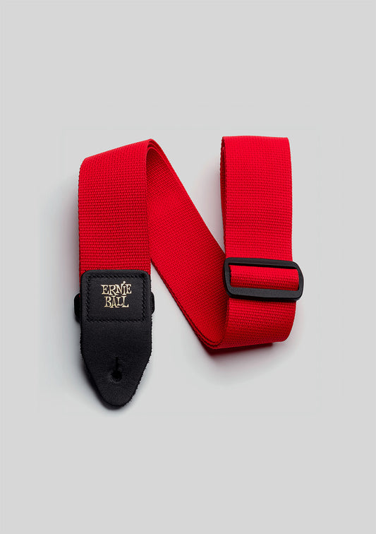 Correa guitarra o bajo Ernie Ball Poly Pro Strap Red P04040