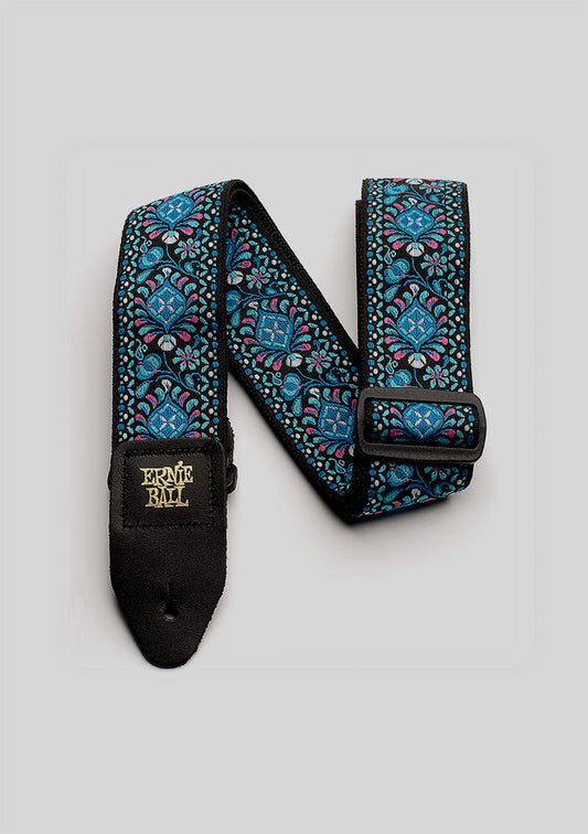 Correa guitarra o bajo Ernie Ball Indigo Orchid Jacquard Guitar Strap P04097