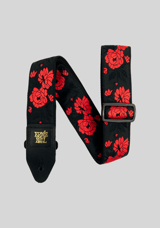 Correa guitarra o bajo Ernie Ball Jacquard Strap Tango Rose P05335