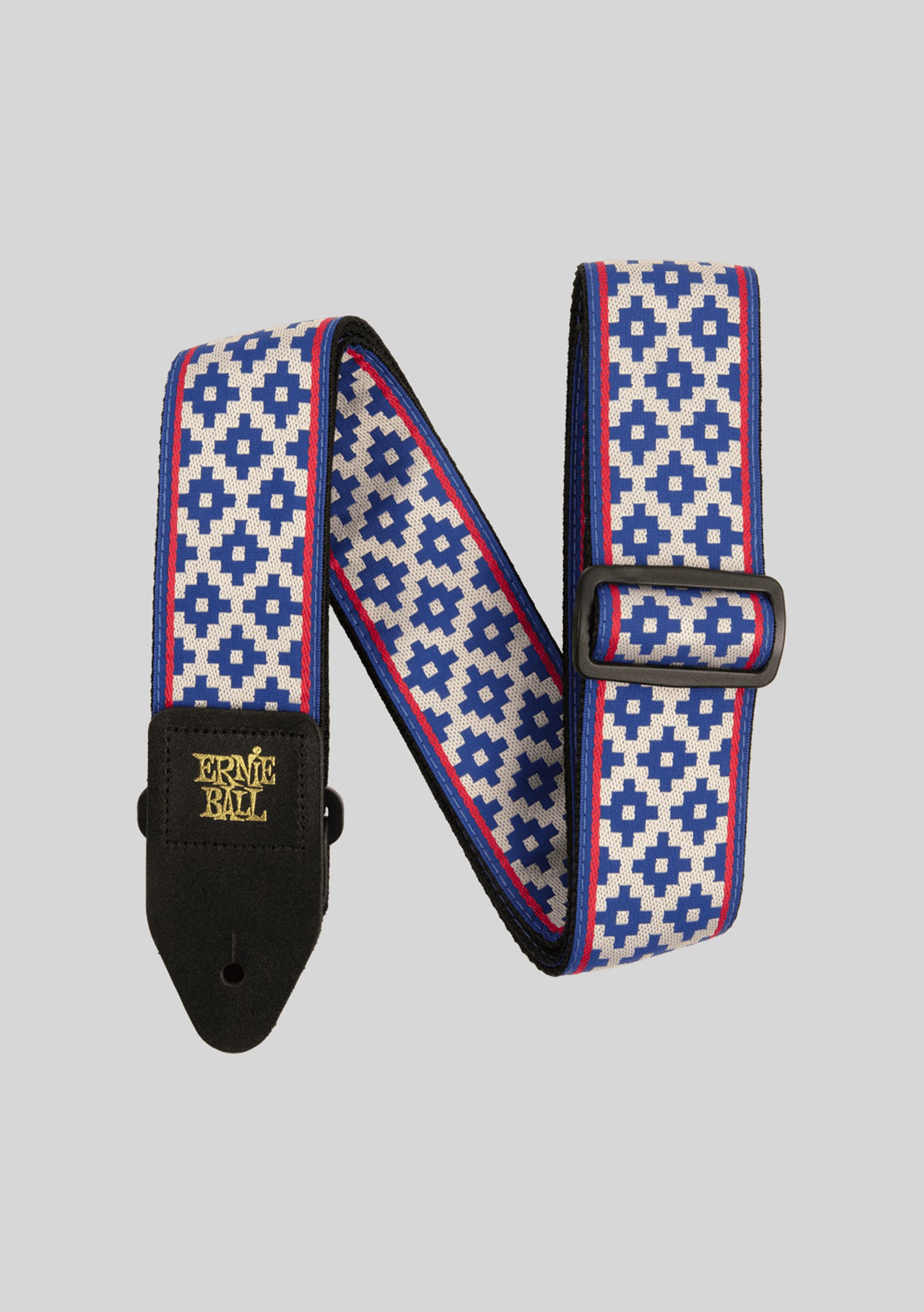 Correa guitarra o bajo Ernie Ball Blue Crux Jacquard Strap P05336