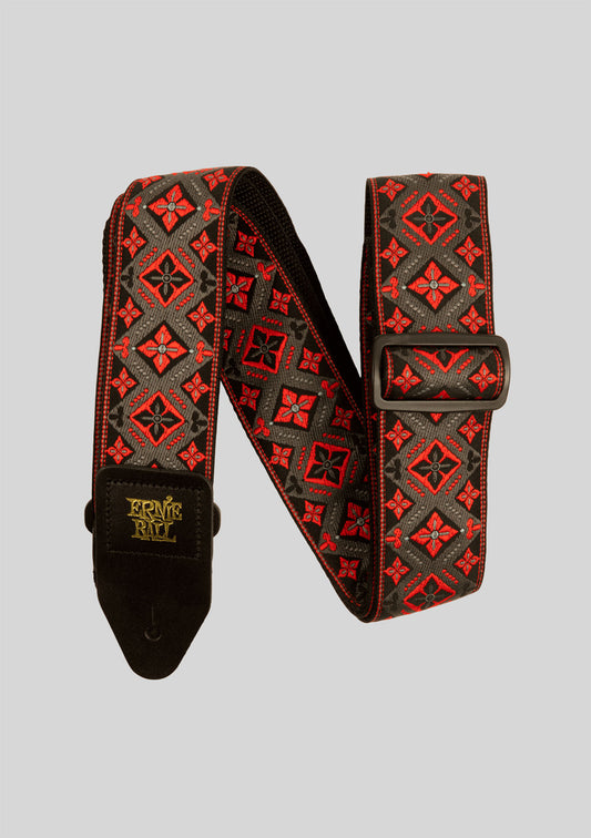 Correa guitarra o bajo Ernie Ball Red King Jacquard Strap P05346
