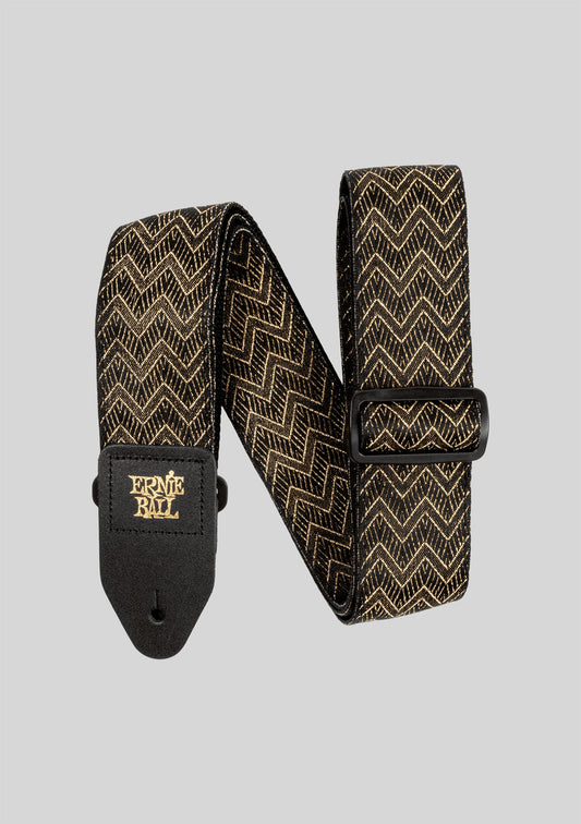 Correa guitarra o bajo Ernie Ball Golden Waves Jacquard Strap P05626