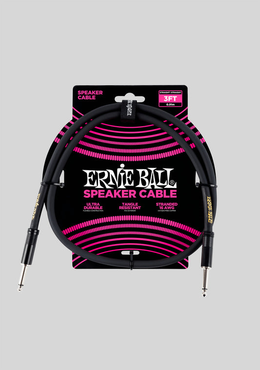 Speaker Cable Ernie Ball 0,91m Cable de gabinete / Cabezal P06071
