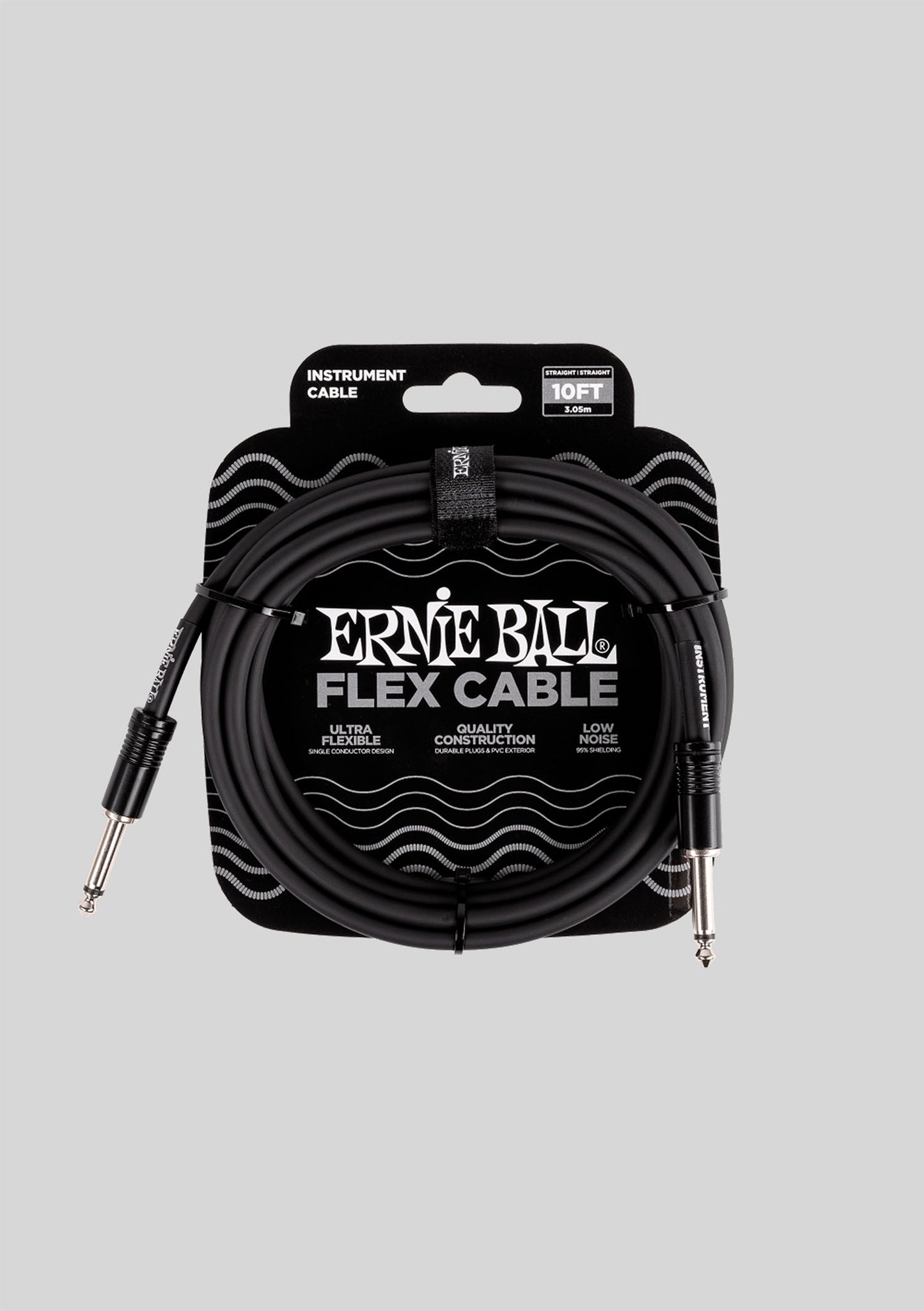 Cable de instrumento Ernie Ball de 3 metros color negro P06434