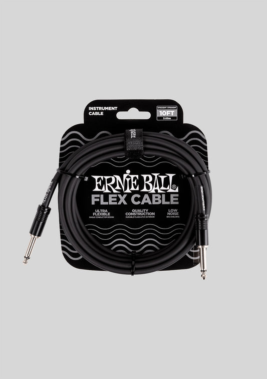 Cable de instrumento Ernie Ball de 3 metros color negro P06434