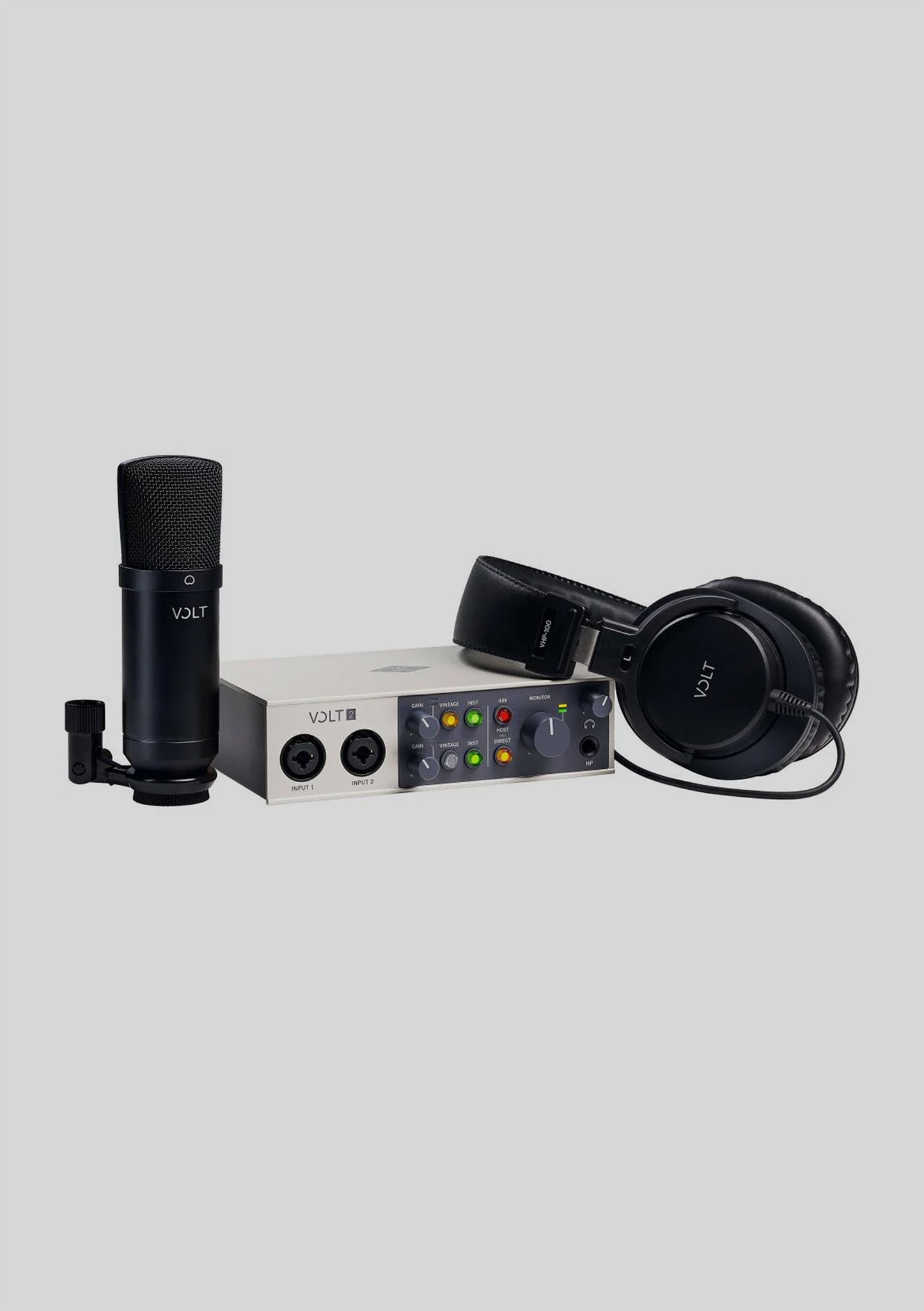 Pack Home Studio Universal Audio Volt 2 (incluye interfaz, micrófono y audífonos)