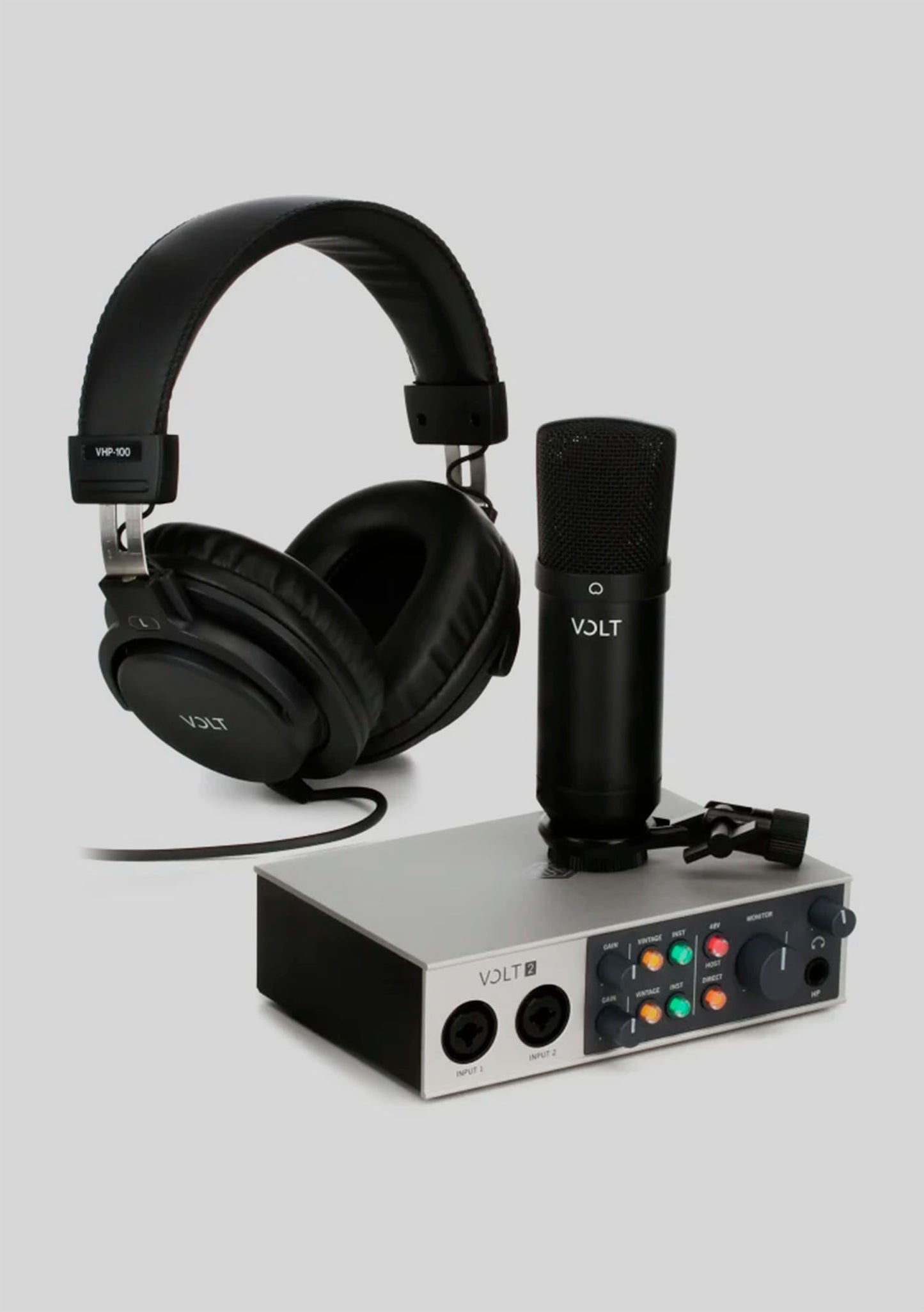 Pack Home Studio Universal Audio Volt 2 (incluye interfaz, micrófono y audífonos)