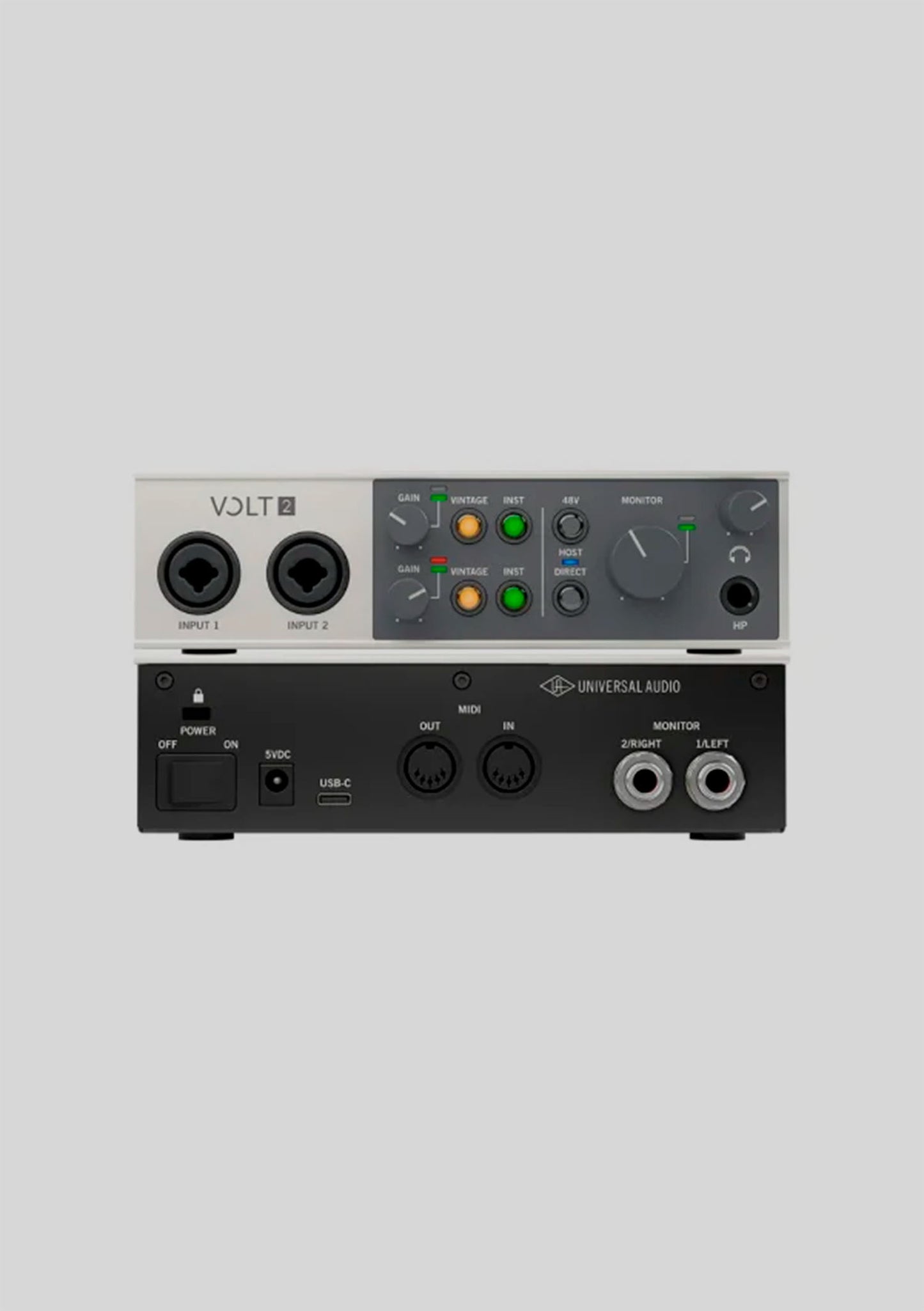 Pack Home Studio Universal Audio Volt 2 (incluye interfaz, micrófono y audífonos)