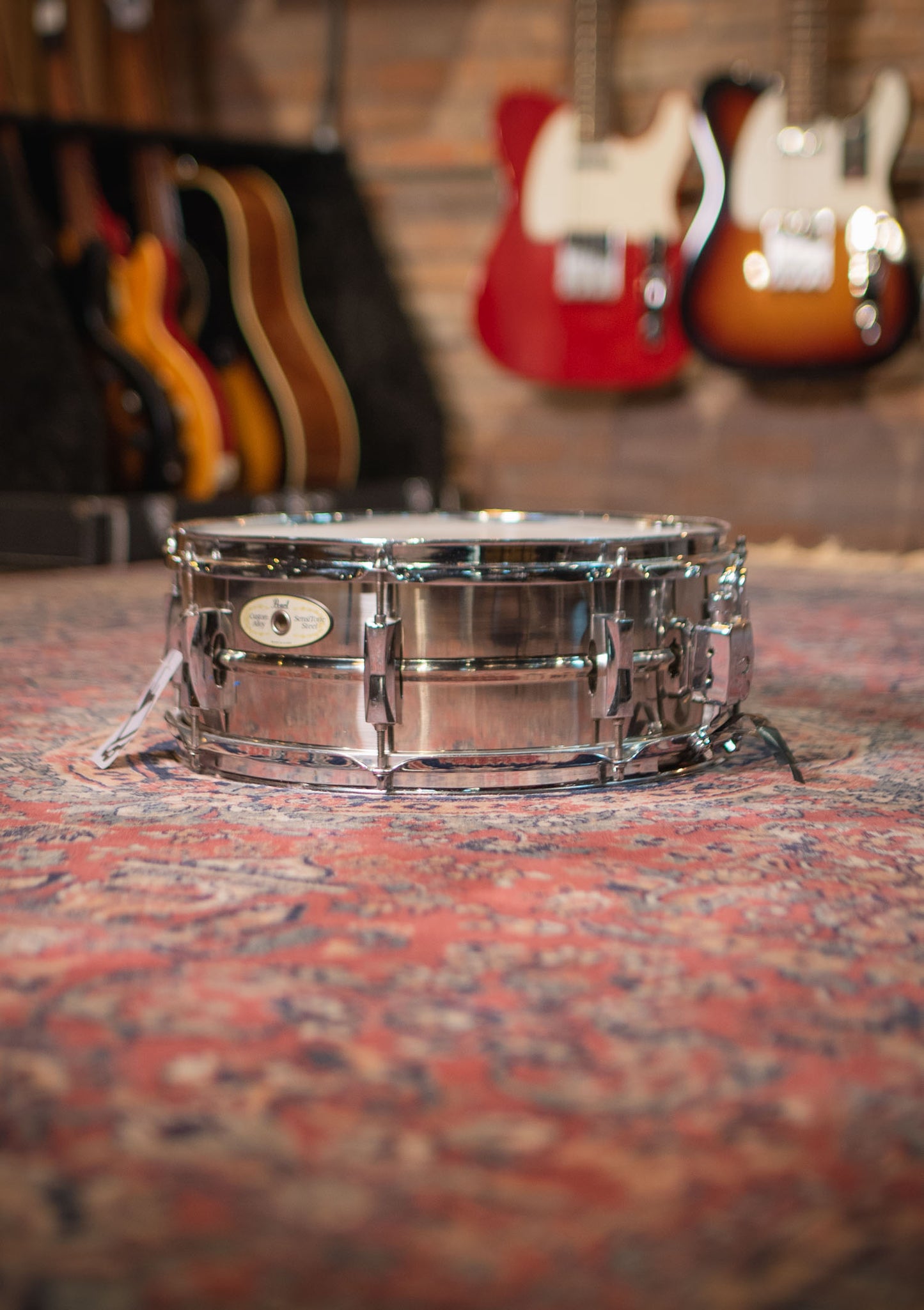 Caja Pearl Custom Alloy Sensitone Steel 14x6,5 usada