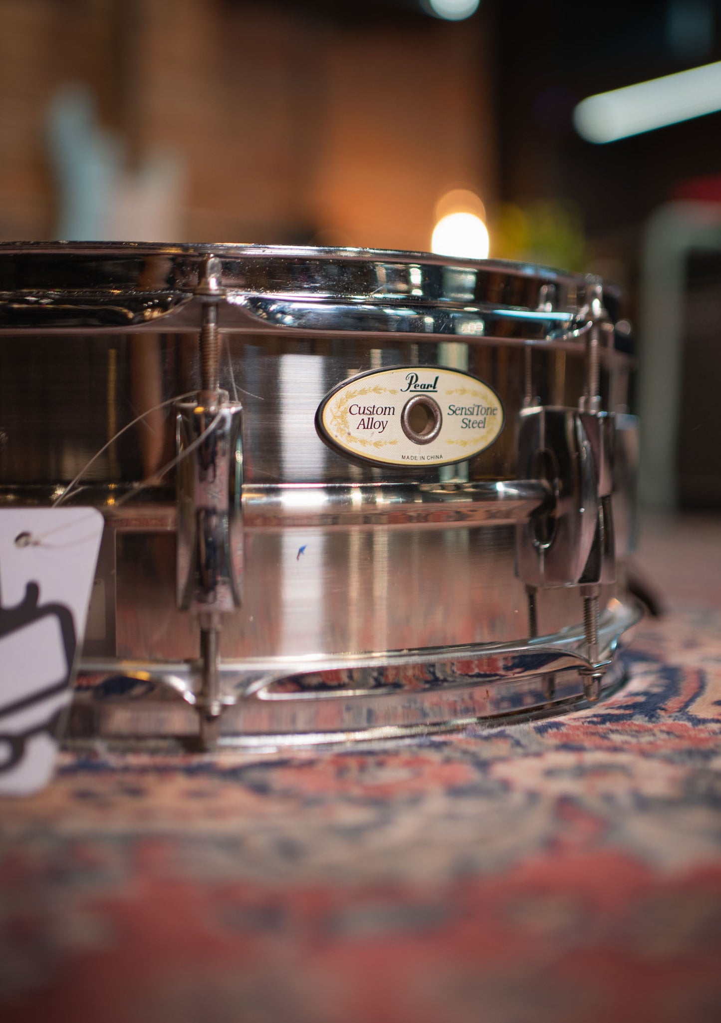 Caja Pearl Custom Alloy Sensitone Steel 14x6,5 usada