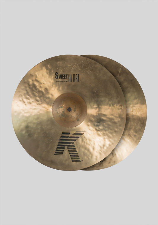 Platillo Hi hat Zildjian K Sweet 14' usado