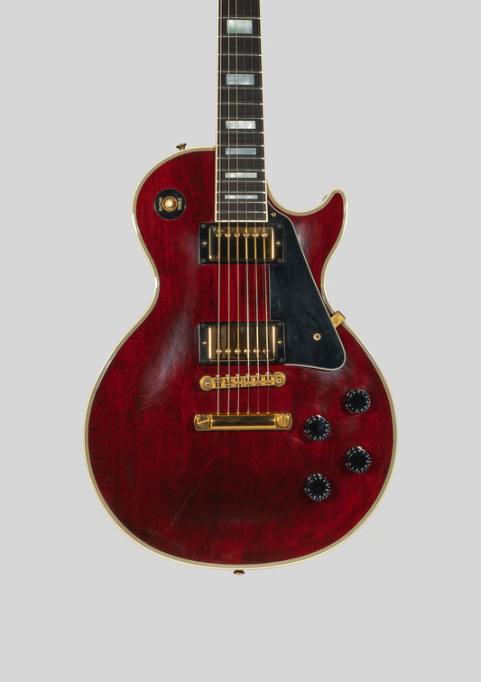 Gibson Les Paul Custom Shop Red Wine usada año 1990 - Guitarra eléctrica