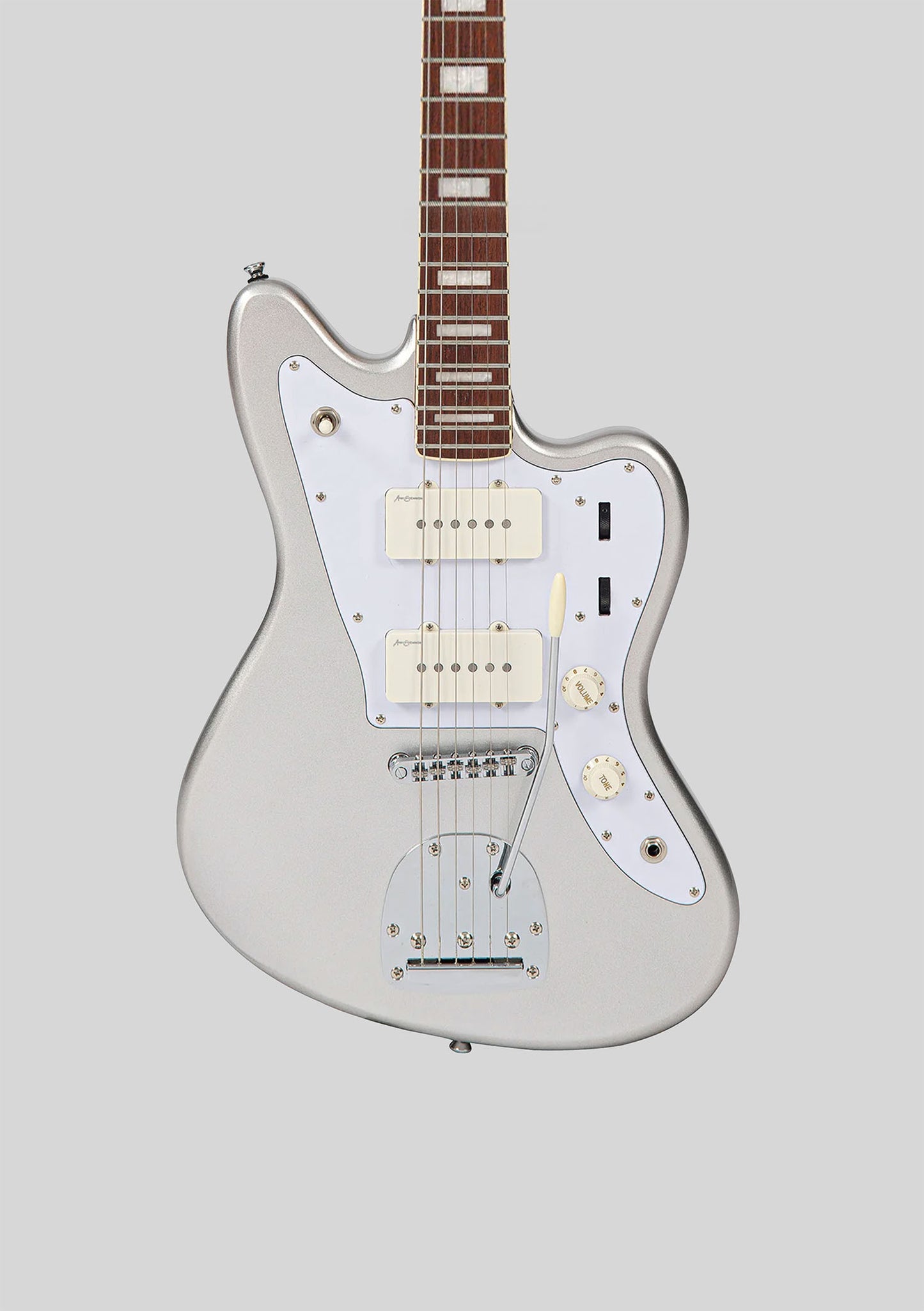 Vintage Revo Series Surfmaster 90 - Metallic Silver - Guitarra eléctrica