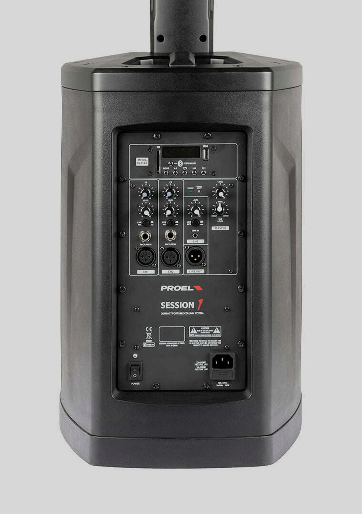 Proel SESSION1 FREE columna mini array - Caja activa