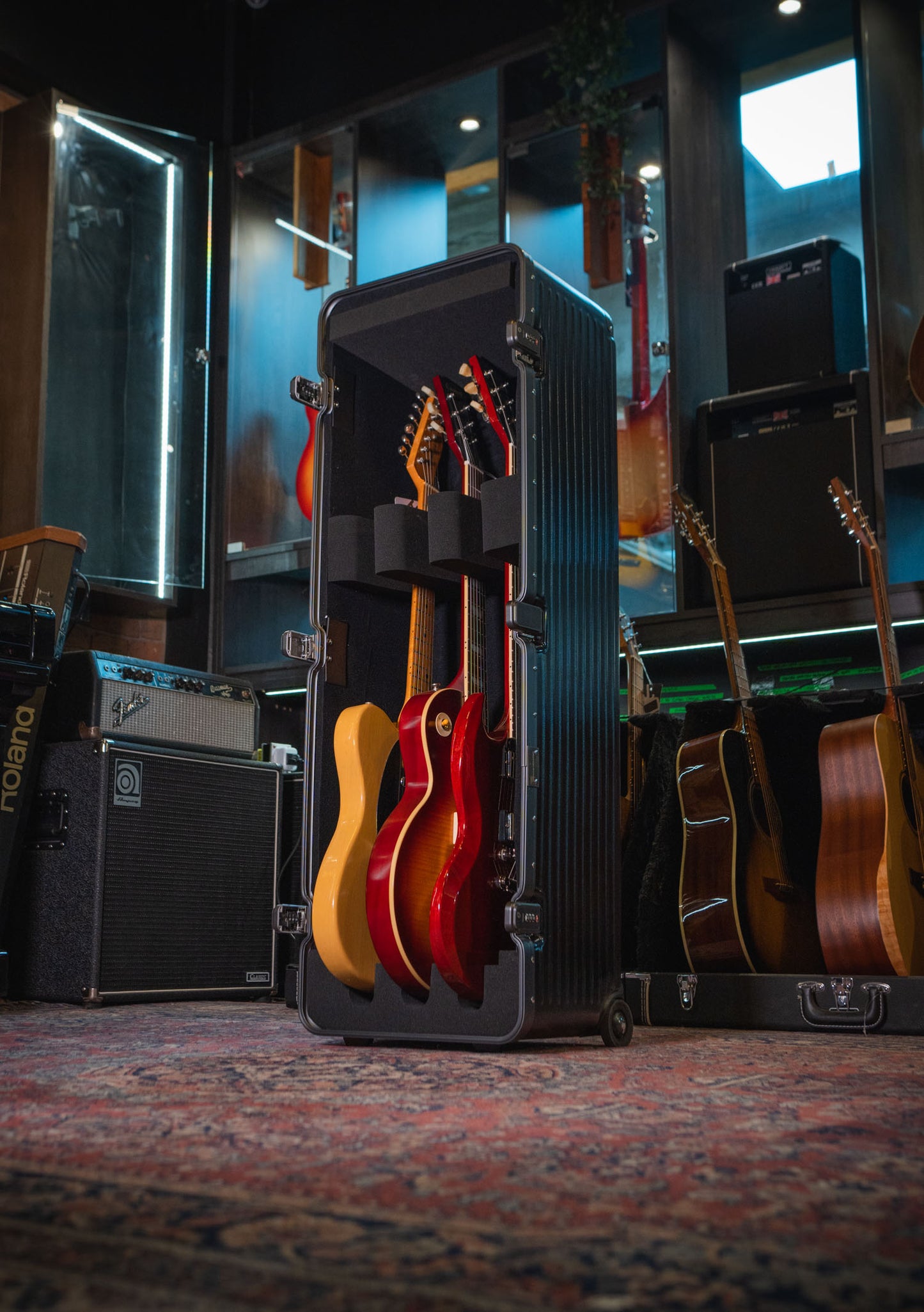 Quantum GTX Triple estuche de viaje - Hardcase de guitarra (Demo Model)
