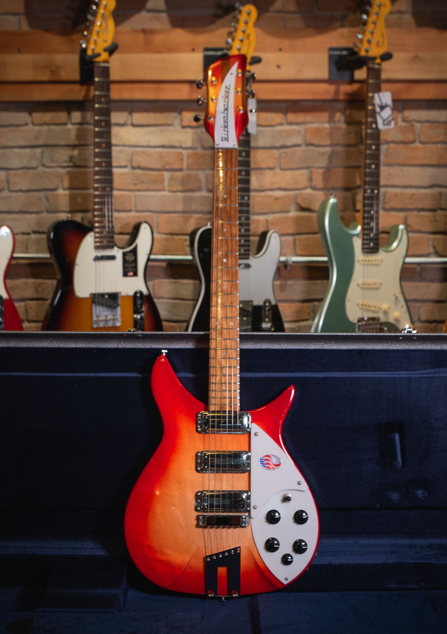 Rickenbacker 350 V63 Liverpool fireglo - Guitarra eléctrica