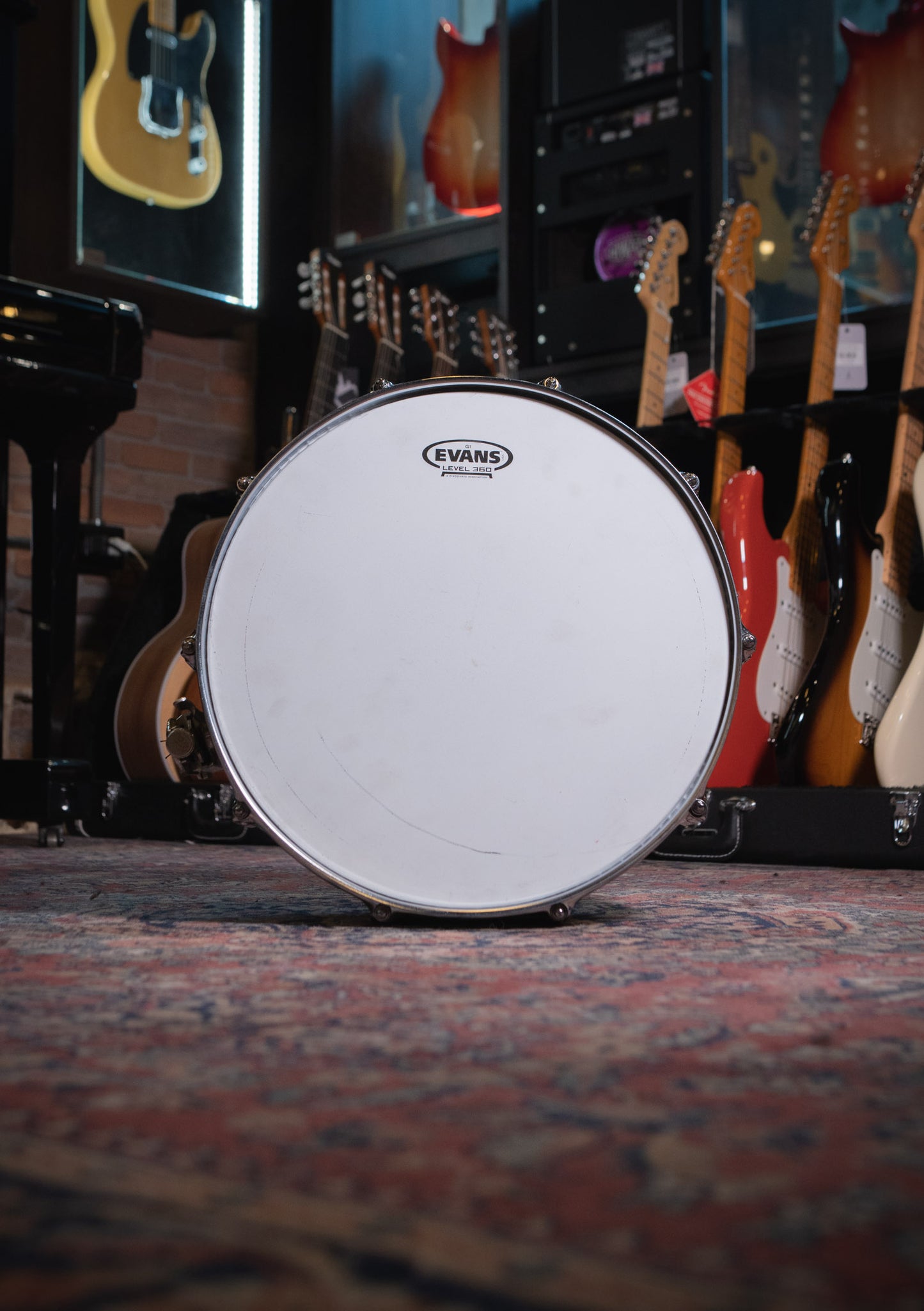 Rogers dyna-sonic 14x5 60s Chrome over brass usada - Caja