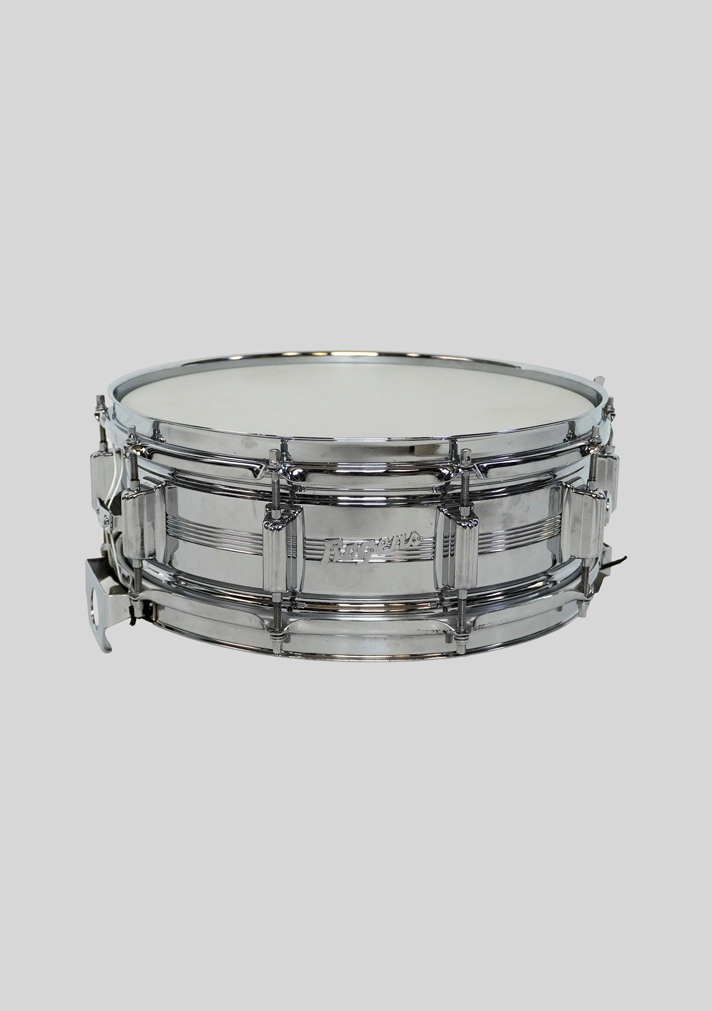 Rogers dyna-sonic 14x5 60s Chrome over brass usada - Caja