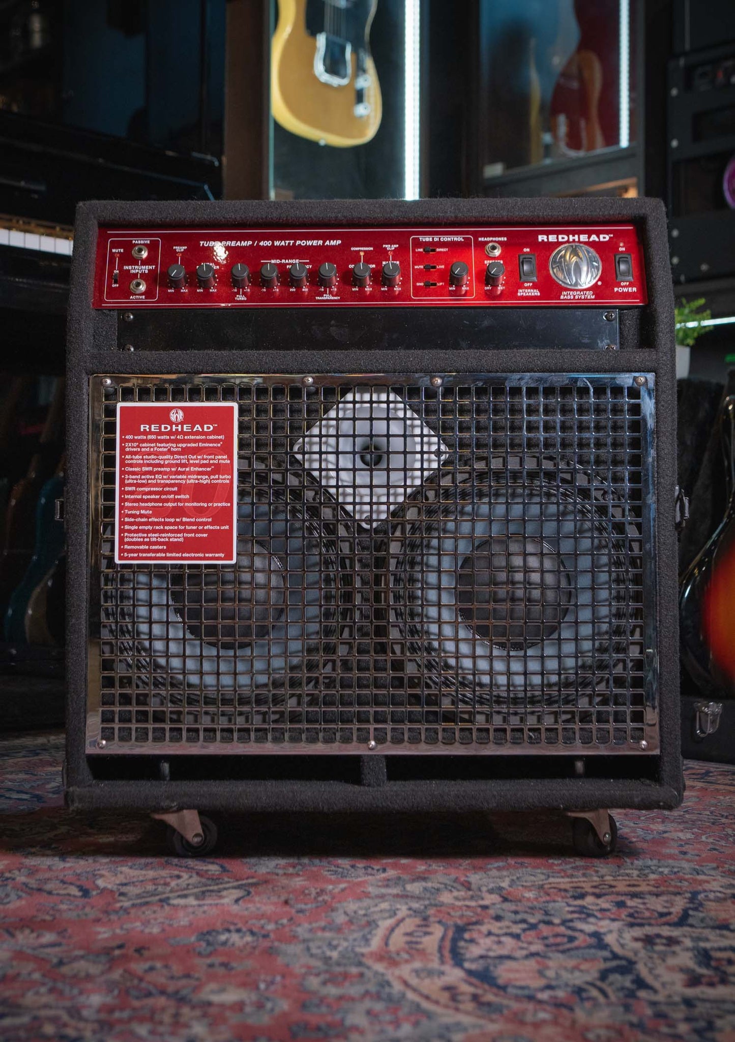 SWR Readhead 400w 2x10 combo usado - Amplificador de bajo