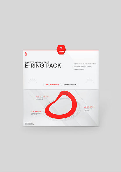 Set sordinas quitarmónicos caja Evans E-Rings