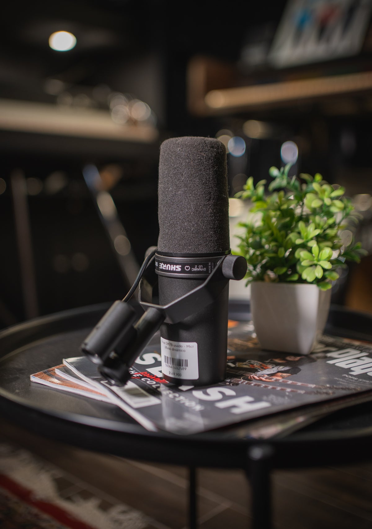 Shure SM7B usado - Micrófono dinámico