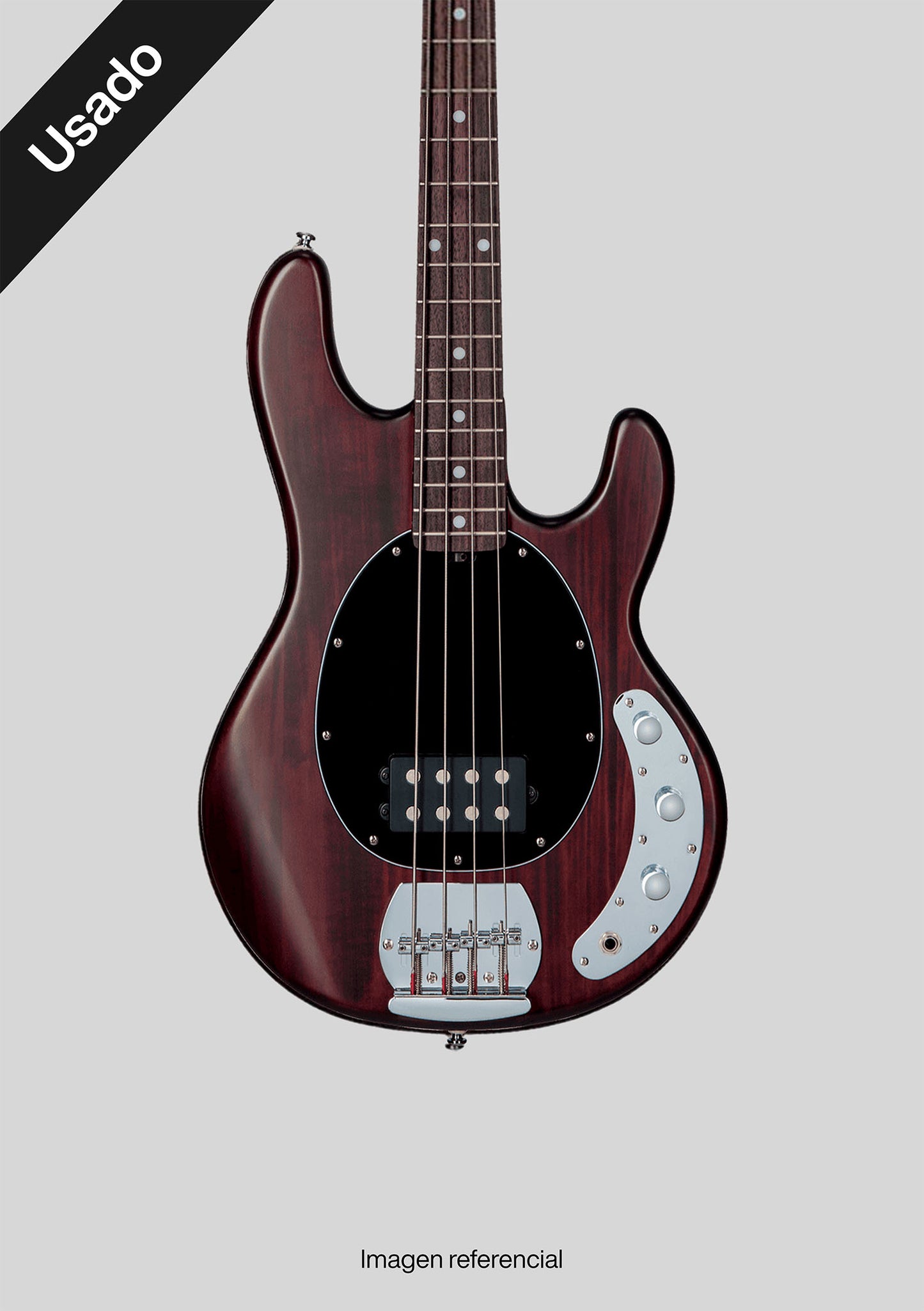 Sterling Stringray Sub Series RAY4 Walnut Satin usado (incluye hardcase) - Bajo eléctrico