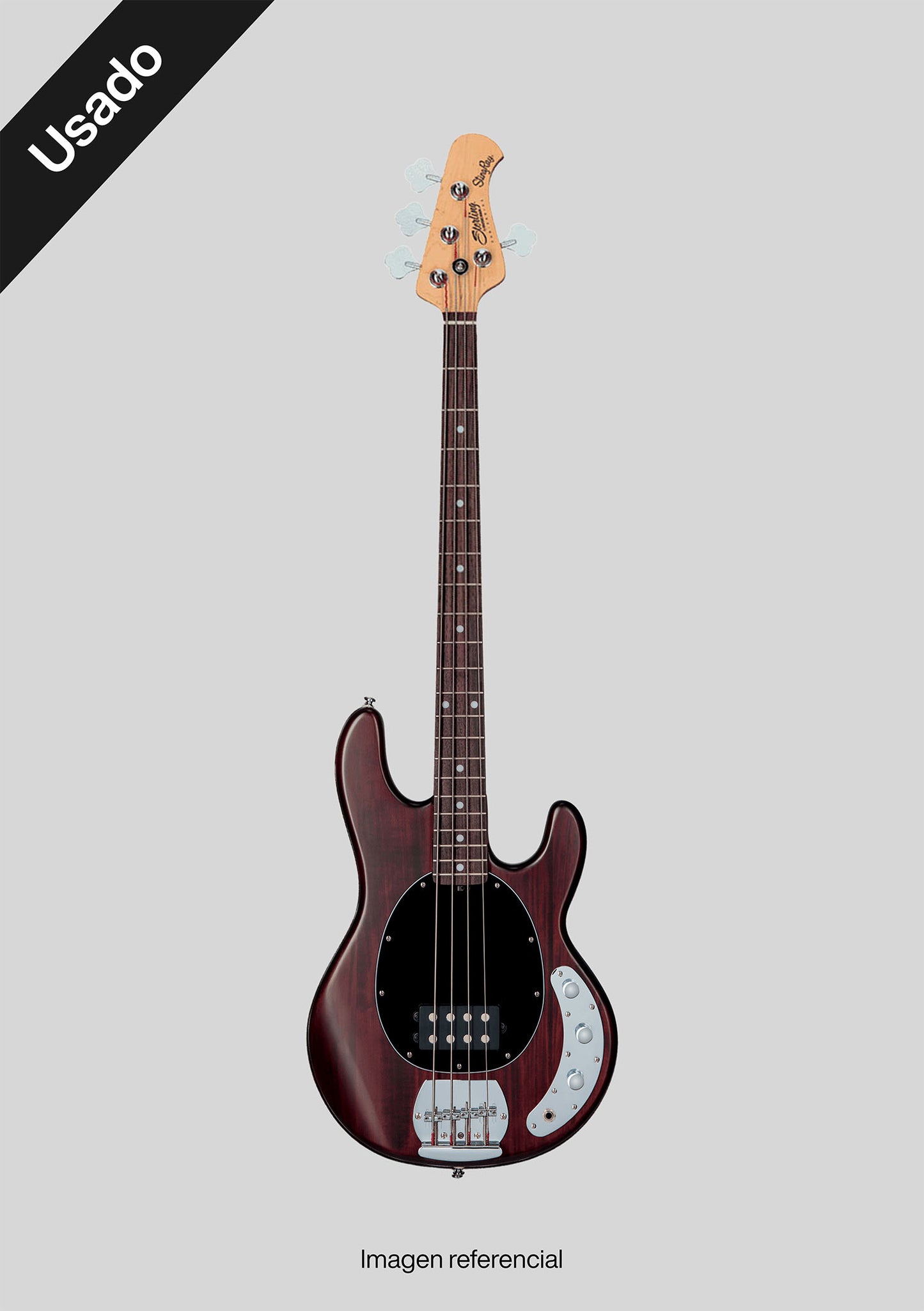 Sterling Stringray Sub Series RAY4 Walnut Satin usado (incluye hardcase) - Bajo eléctrico