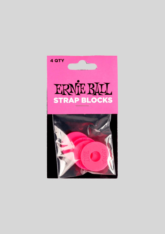 Strap Blocks Pink Ernie Ball (4 unidades) P05623