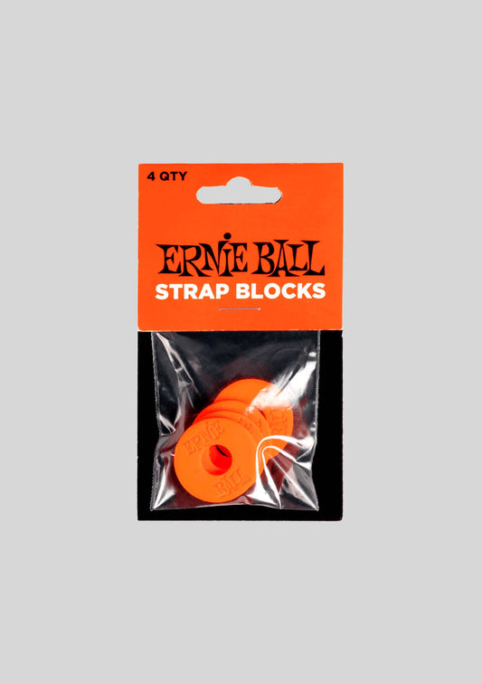 Strap Blocks Red Ernie Ball (4 unidades) P05620