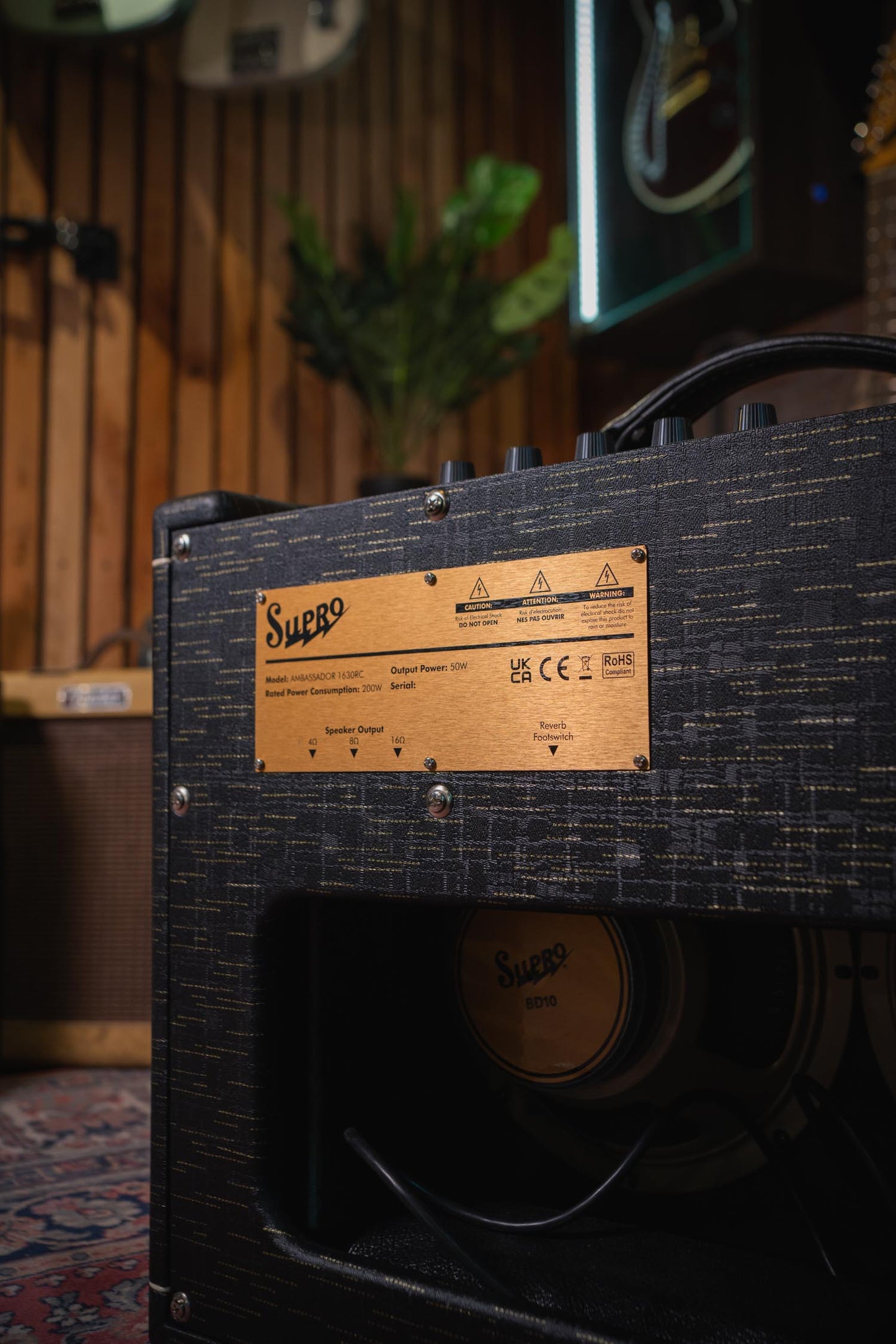 Supro Ambassador Custom 2x10 50 Watts Black usado - Amplificadores