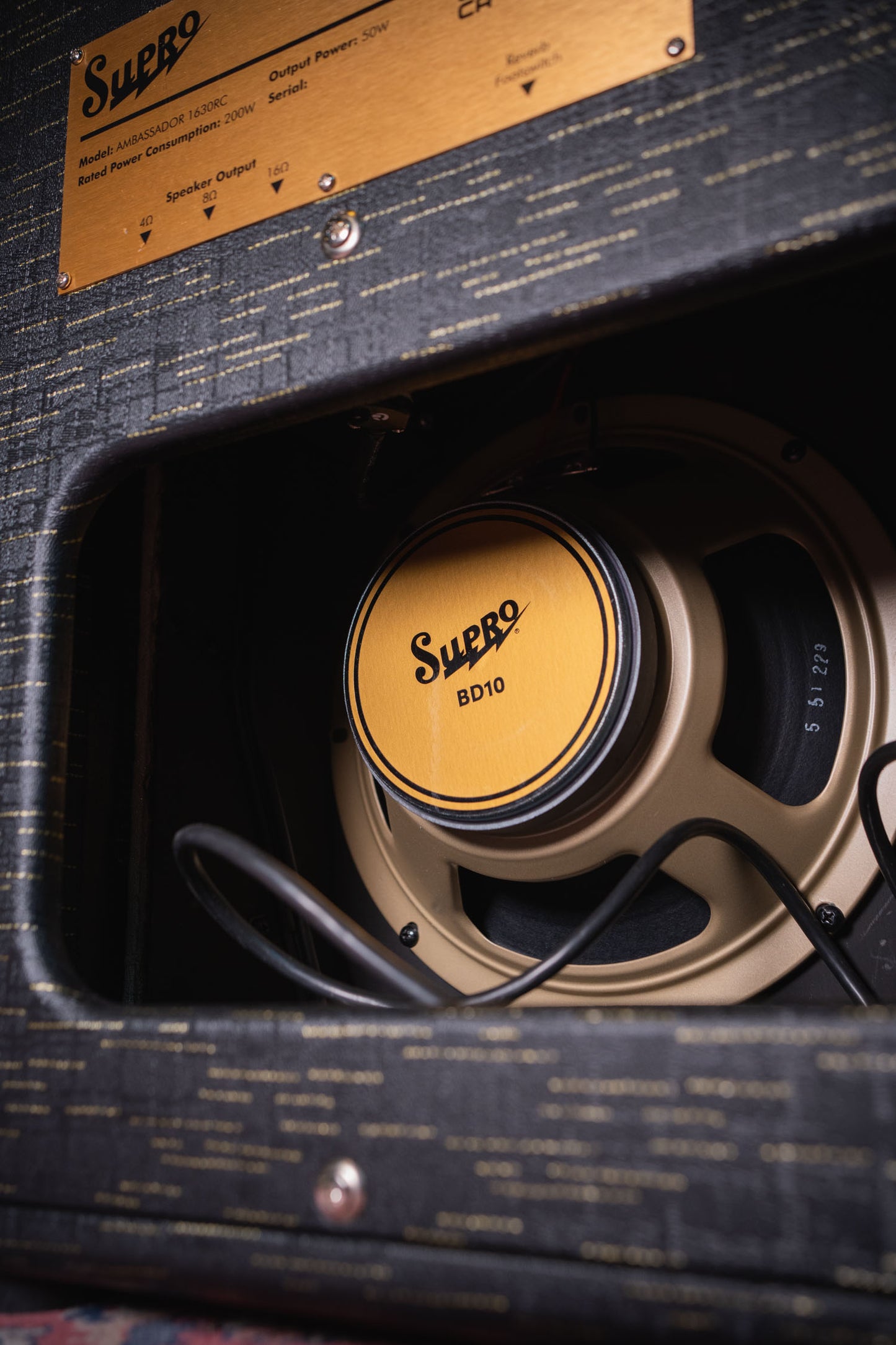 Supro Ambassador Custom 2x10 50 Watts Black usado - Amplificadores