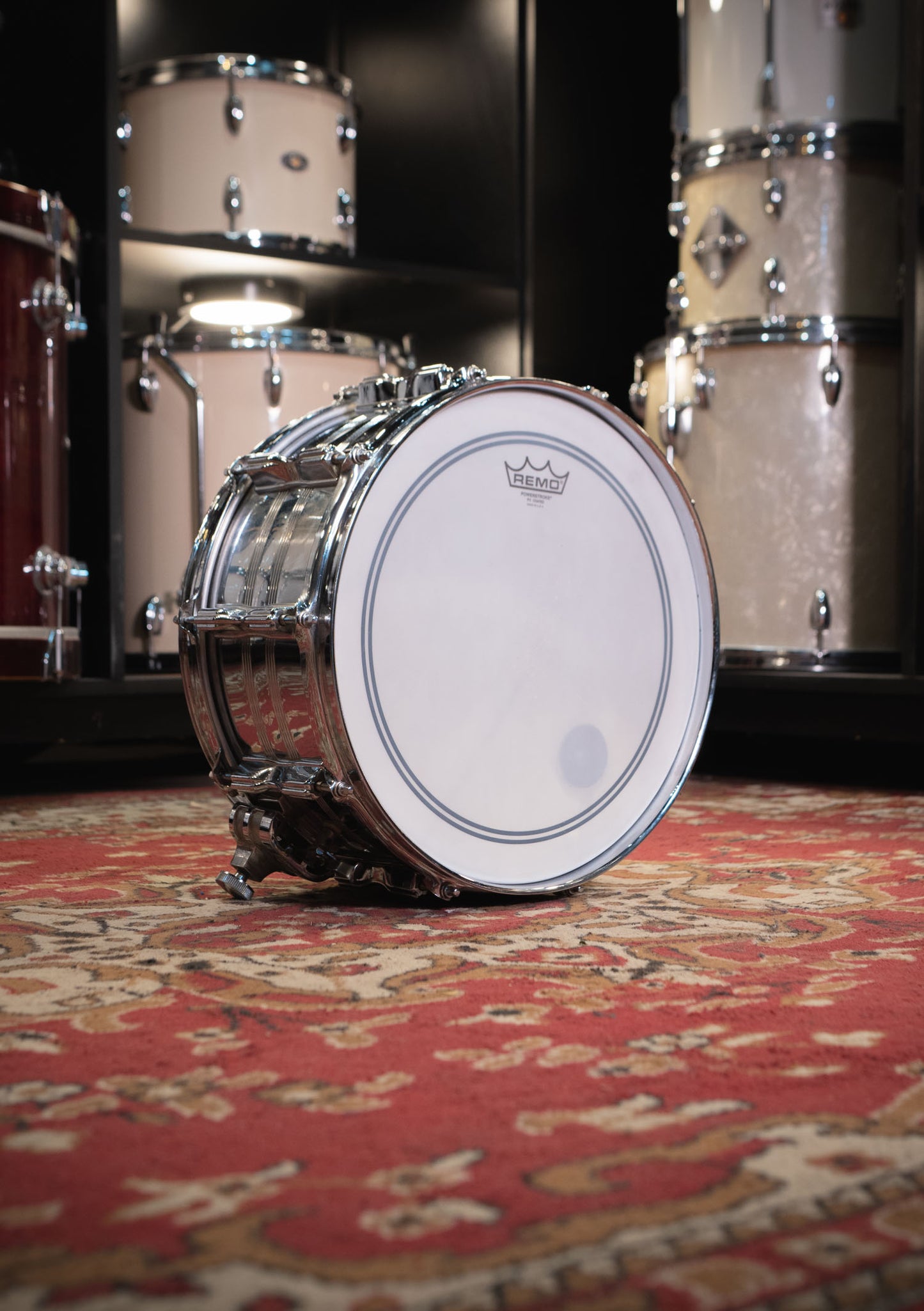 Tama Imperialstar King Beat 14 x 6.5 Seamless Steel usada años 80s - Caja