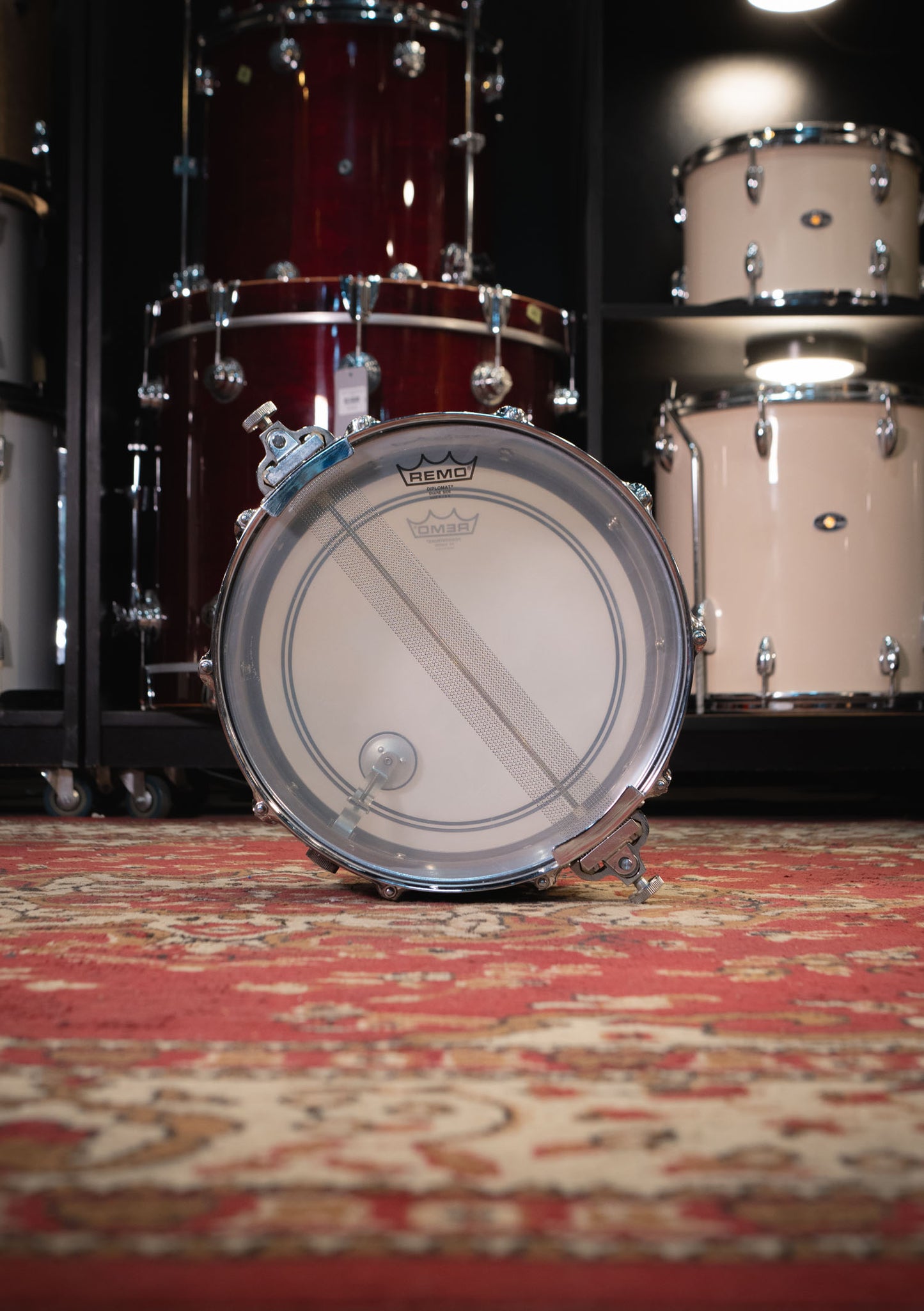 Tama Imperialstar King Beat 14 x 6.5 Seamless Steel usada años 80s - Caja