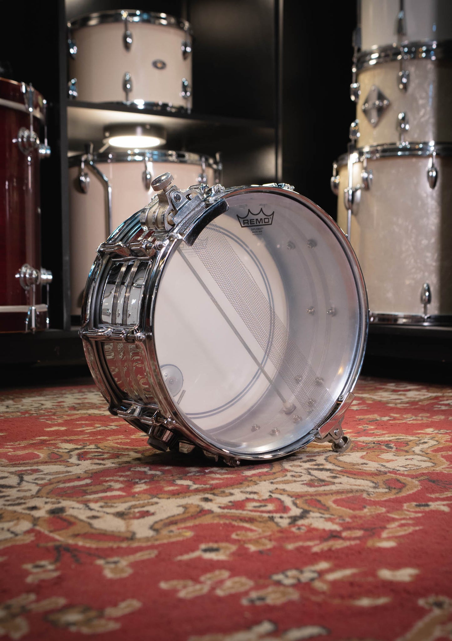 Tama Imperialstar King Beat 14 x 6.5 Seamless Steel usada años 80s - Caja