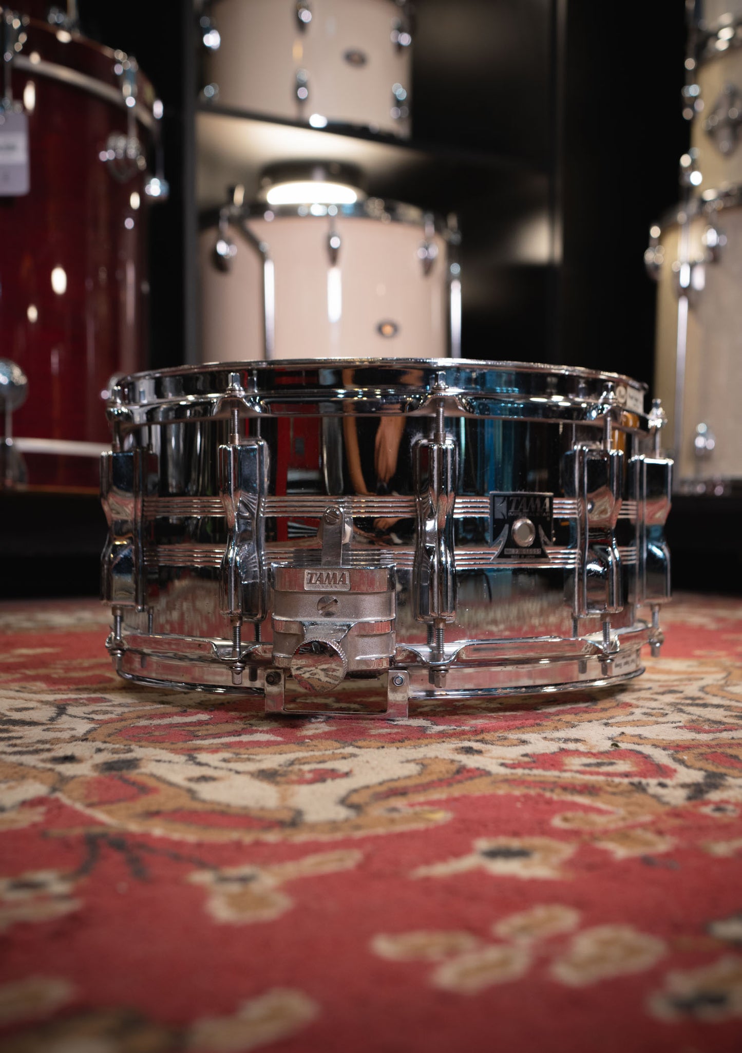 Tama Imperialstar King Beat 14 x 6.5 Seamless Steel usada años 80s - Caja