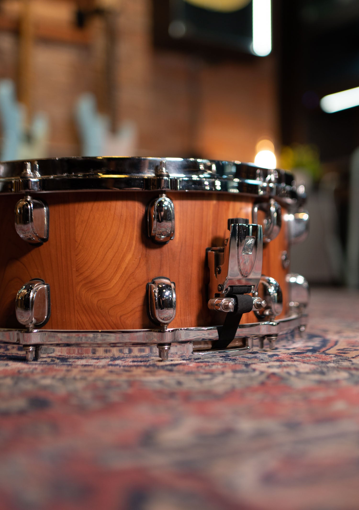tamaco08！ Caja Tama 6.5x14 Starclassic Birch/Walnut Snare Drum Satin Cedar