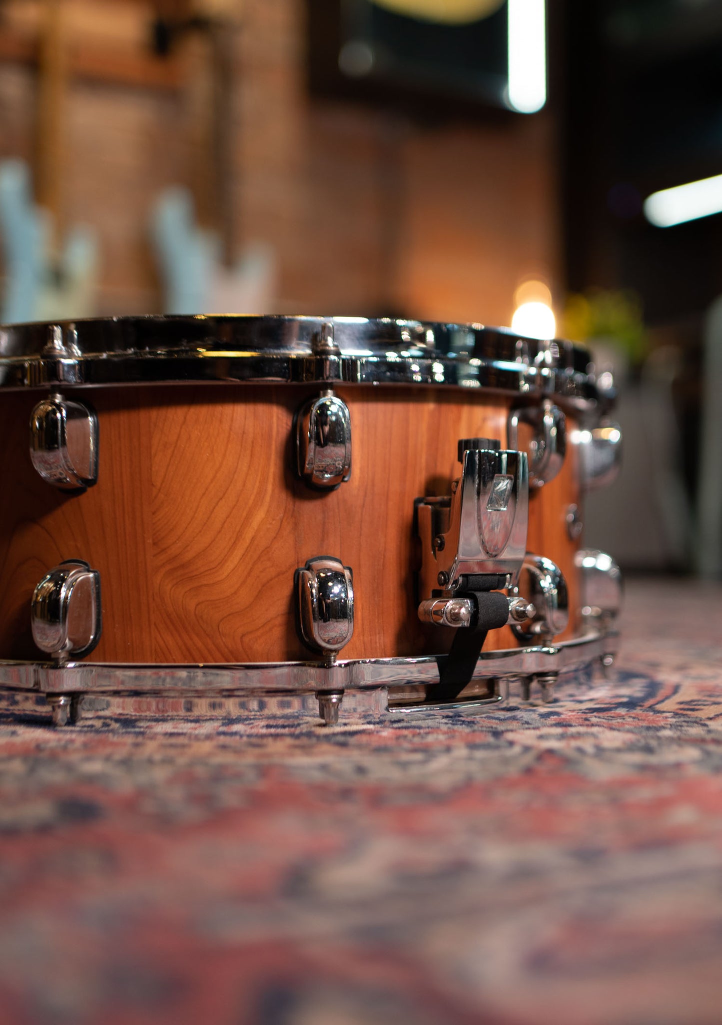 Caja Tama 6.5x14 Starclassic Birch/Walnut Snare Drum Satin Cedar Outer Usada