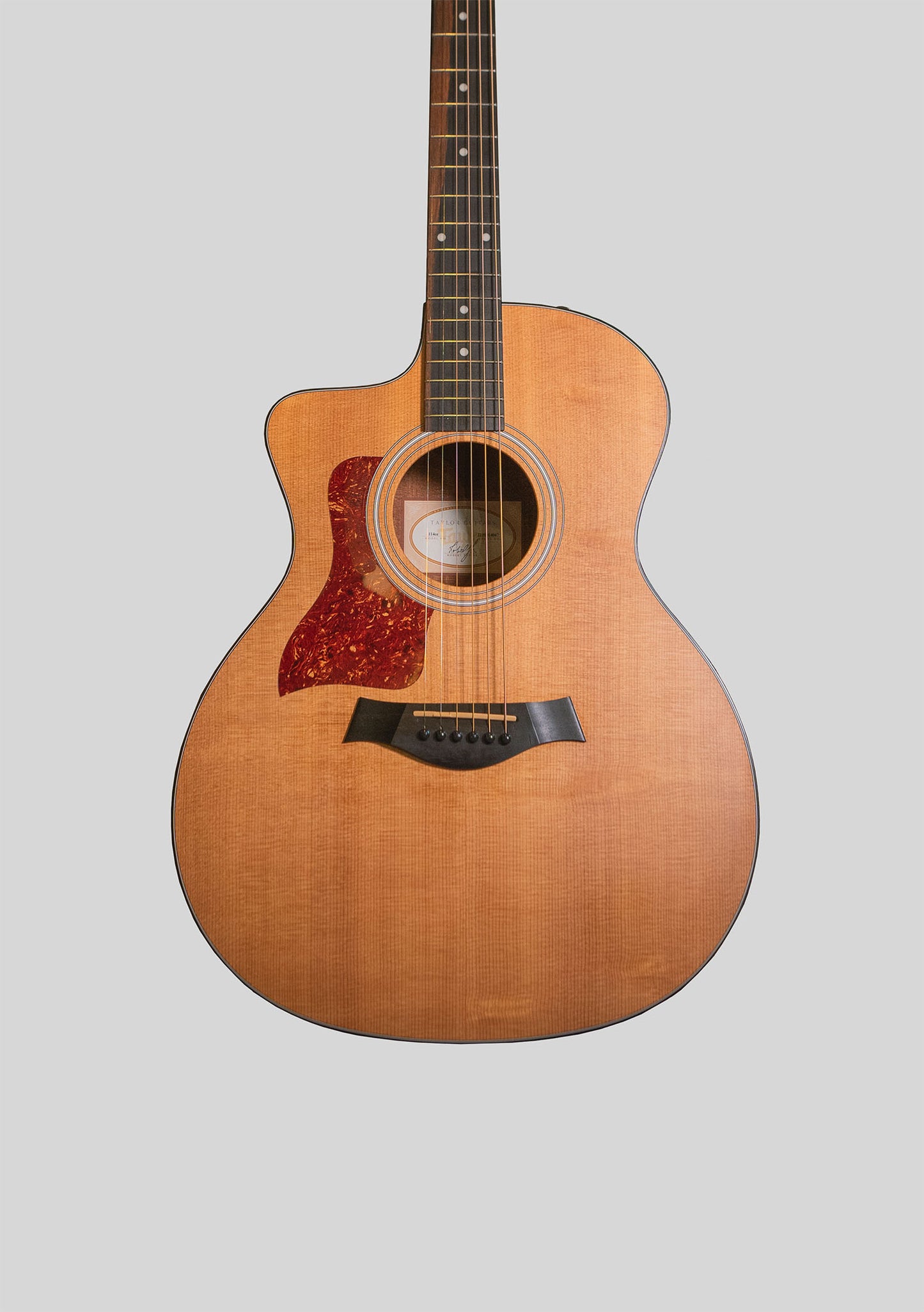 Taylor 114CE Grand Auditorium zurdo Natural usada año 2014 (incluye funda) - Guitarra electroacústica
