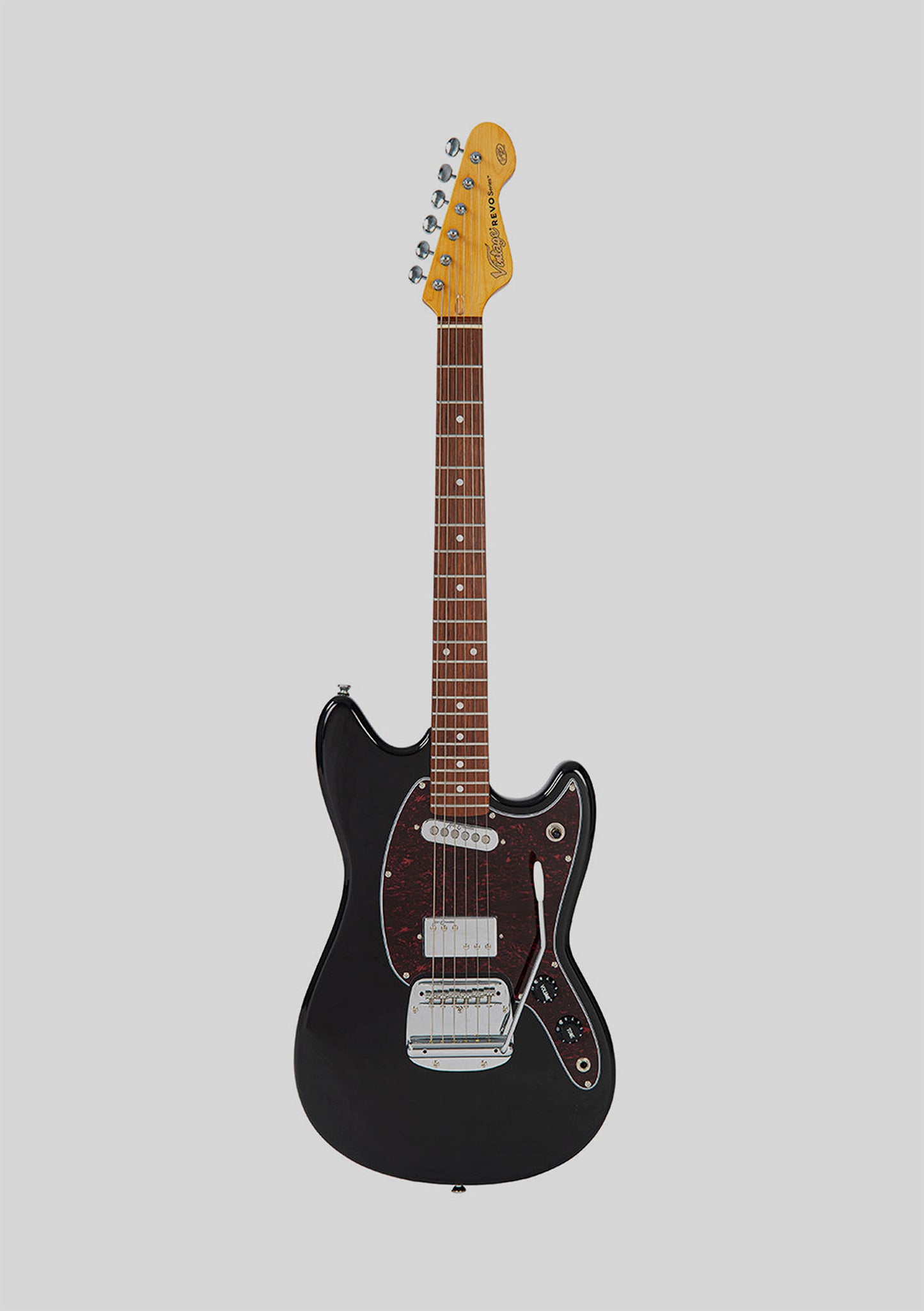 Vintage Revo Series Colt HS Duo Boulder Black - Guitarra eléctrica
