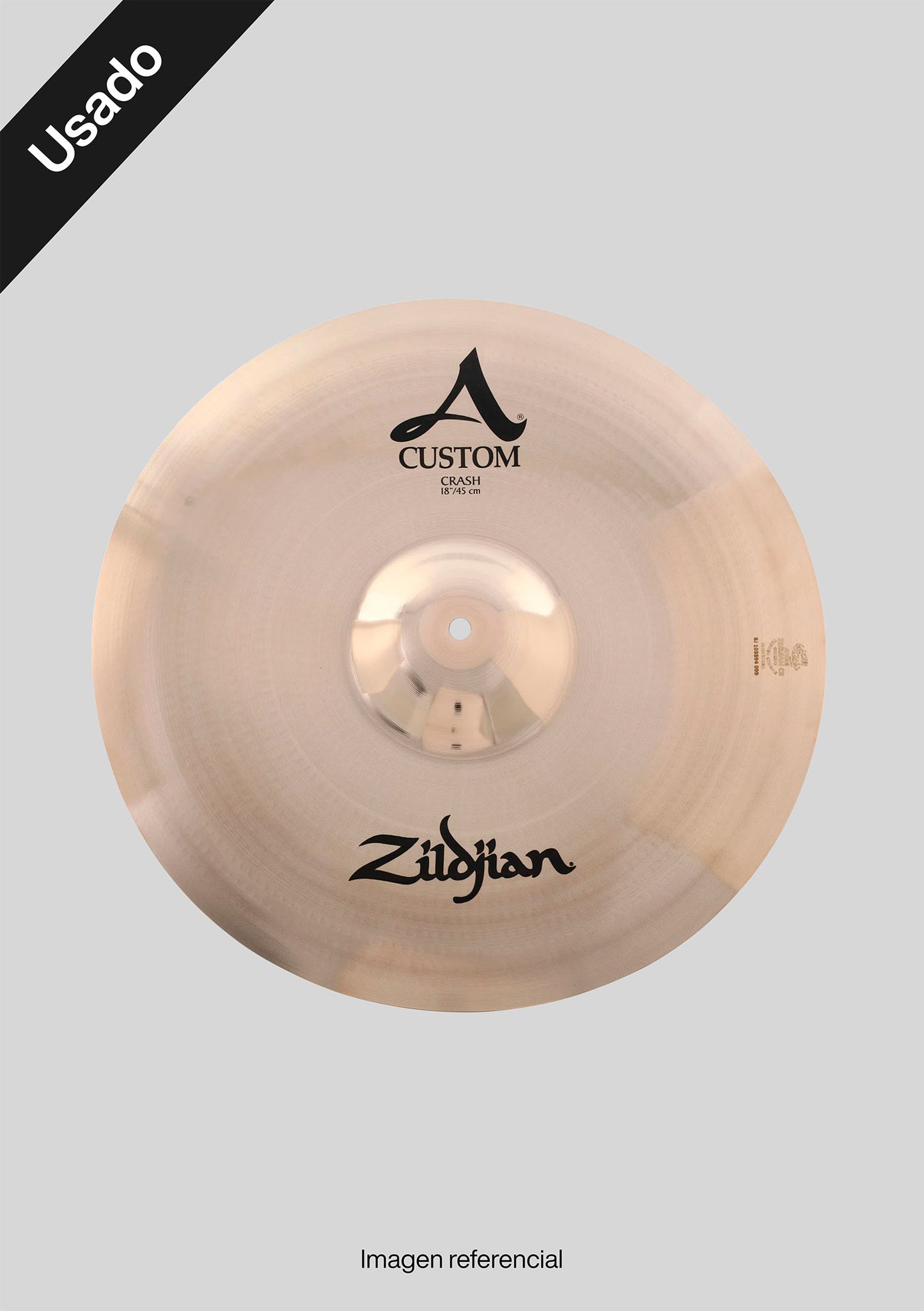 Platillo Zildjian A Custom Crash 18 usado