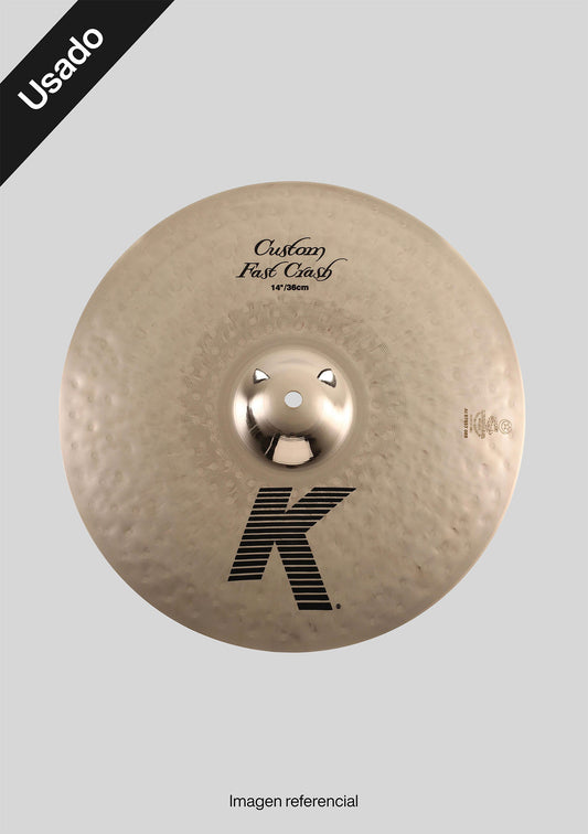 Platillo Zildjian K Custom fast Crash  14 usado